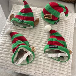 Dog Christmas Elf Hats 