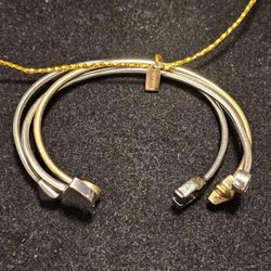 NWT Coach Stardust Signature Bangle Set