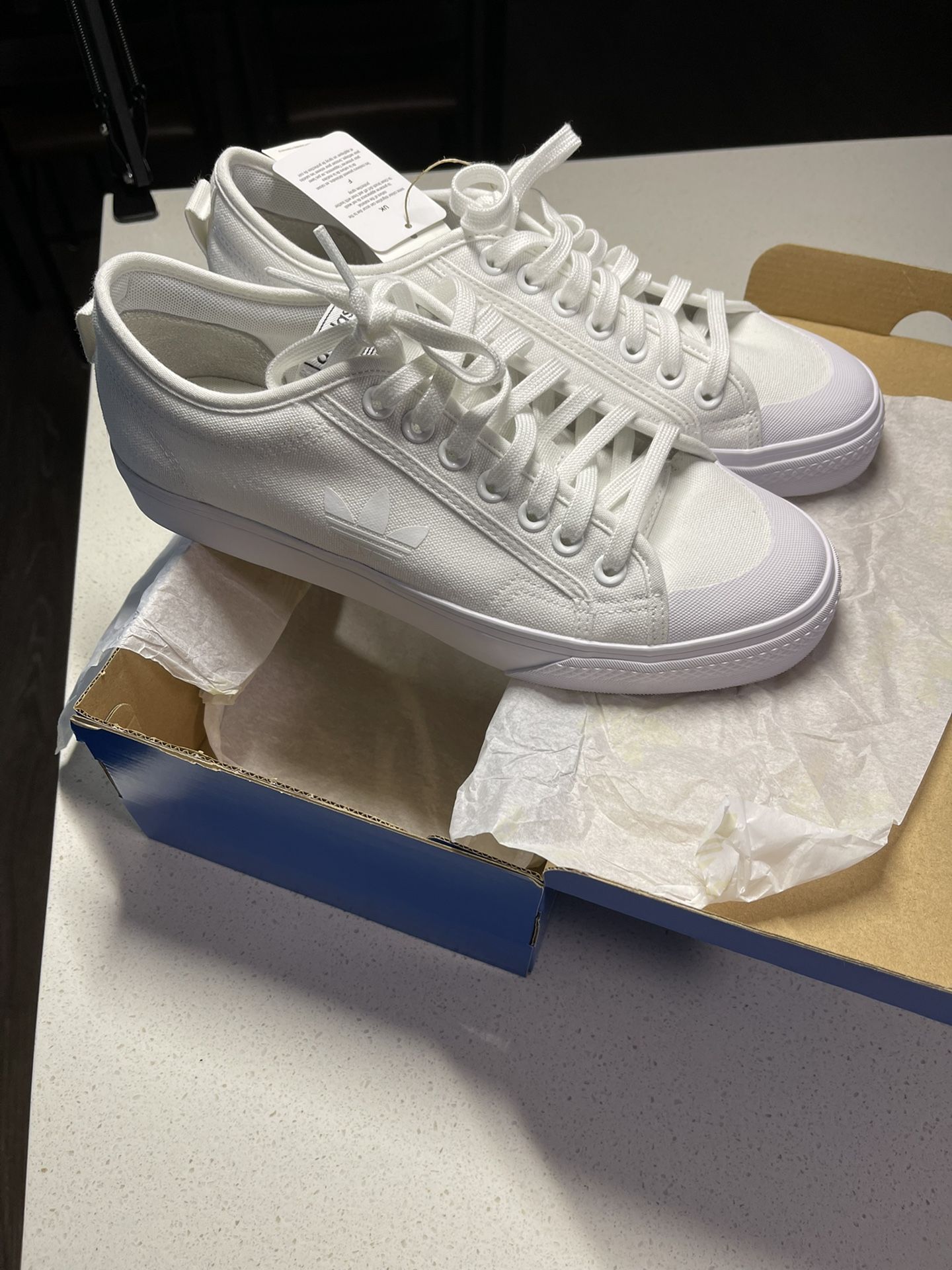 Adidas Niza Trefoil Triple Cloud White