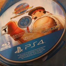 PS4 GAME / STREET FIGHTER  30Th Anniversary Collection Super Clean No Scratches 