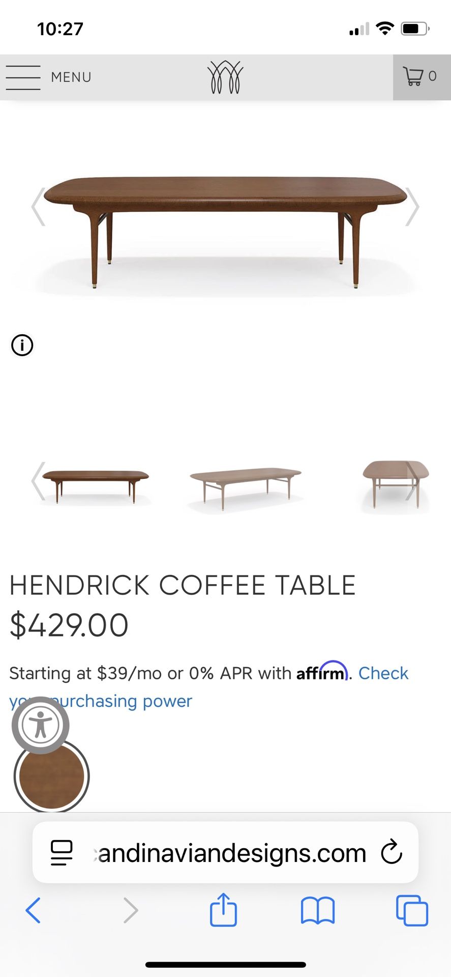 Scandinavian Coffee Table