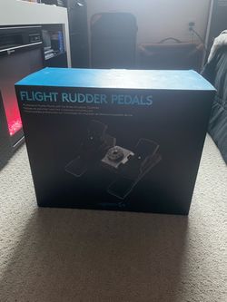 Logitech G Flight Rudder Pedals with Toe Brakes