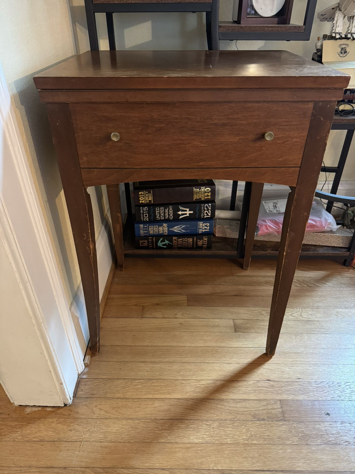Antique Sewing Machine Table