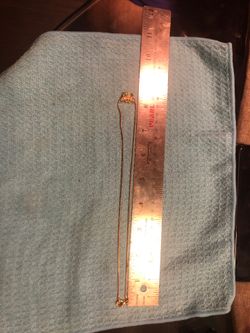 Butterfly 8inch gold tone necklace