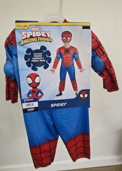 For Sale: 
Brand New Never Worn Still with Tags Spiderman Costume size 2T toddler Spidey Amazing Friends