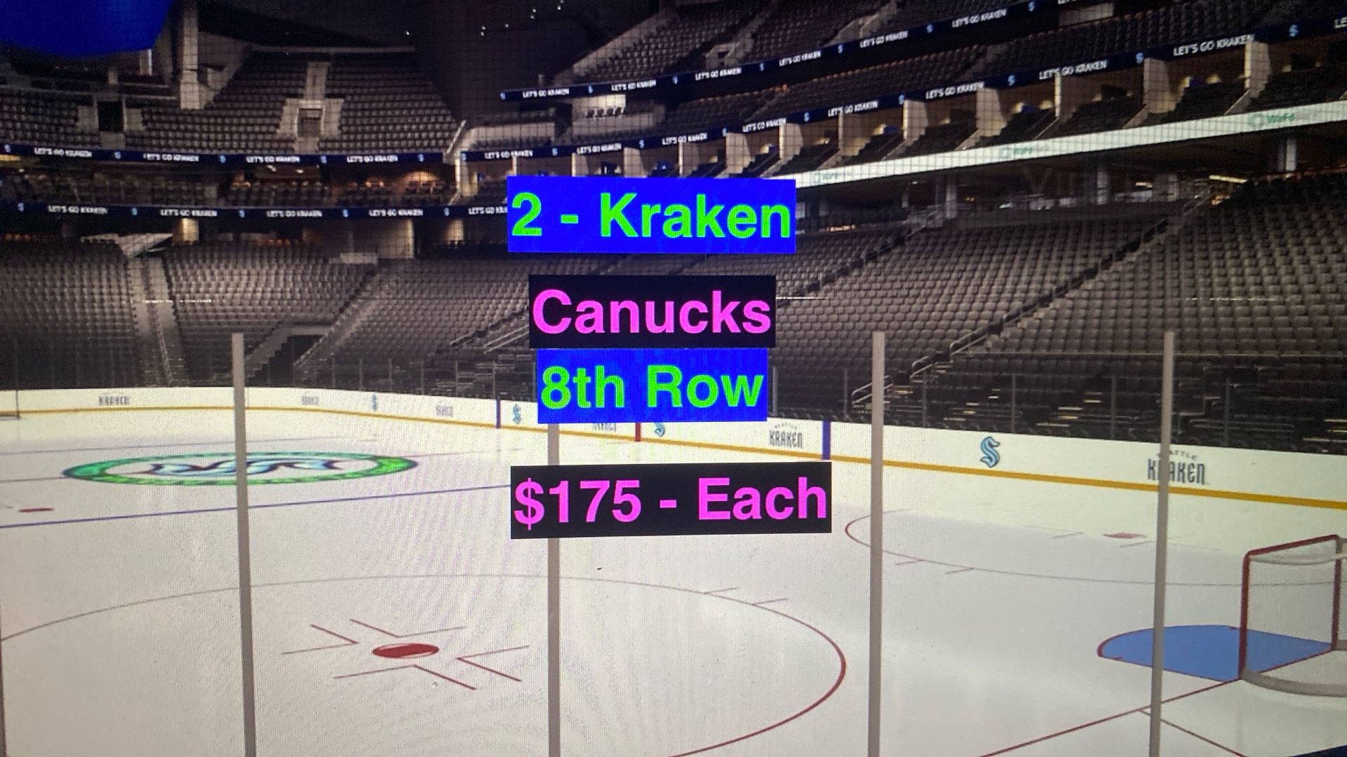 Kraken Canucks Tickets 