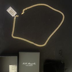 20" Open Curb Link Chain Necklace in Solid 14k Italian Gold Unisex