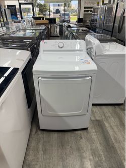 LG - 7.3 Cu. Ft. Gas Dryer with Sensor Dry - White