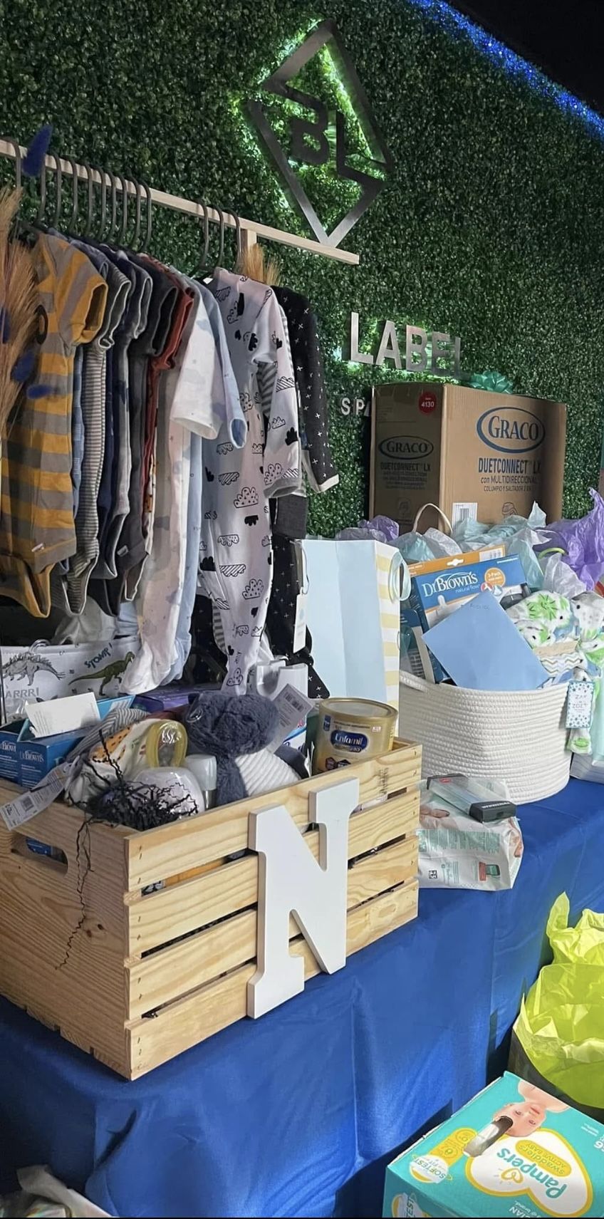 Baby Closet Display & Gift Baskets