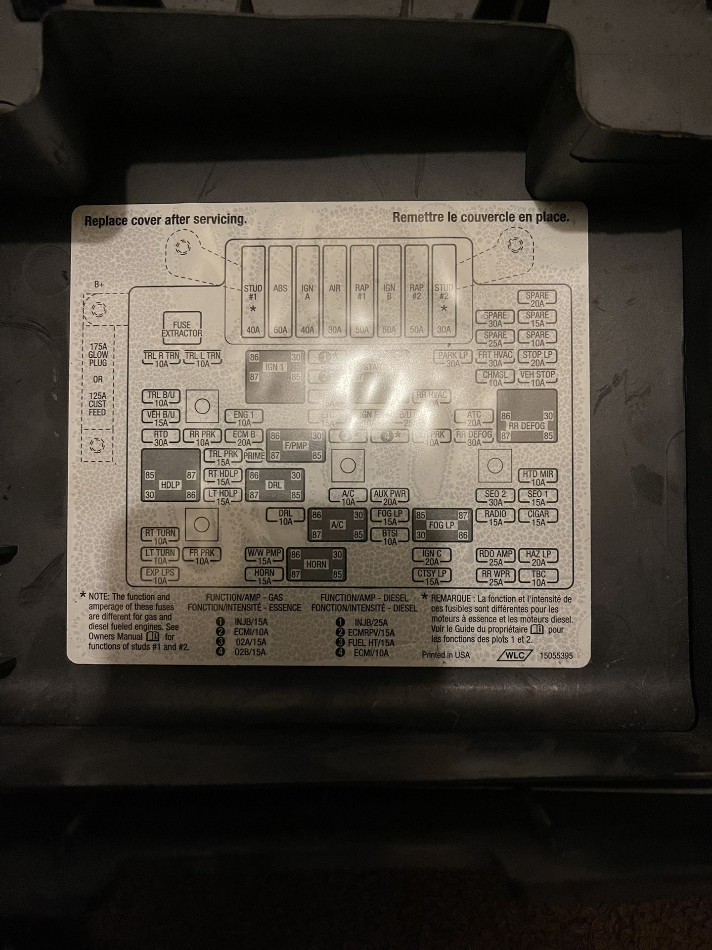 2002 Chevy Durax Fuse Diagram With Housing Unit