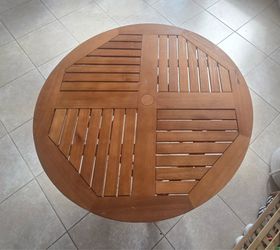 4 chairs and a table
