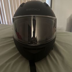 Sedeci Motorcycle Helmet Matte Black Size L