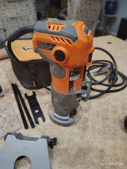 RIDGID R2401 Compact Router with Accessories