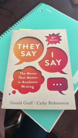 They Say I Say Book