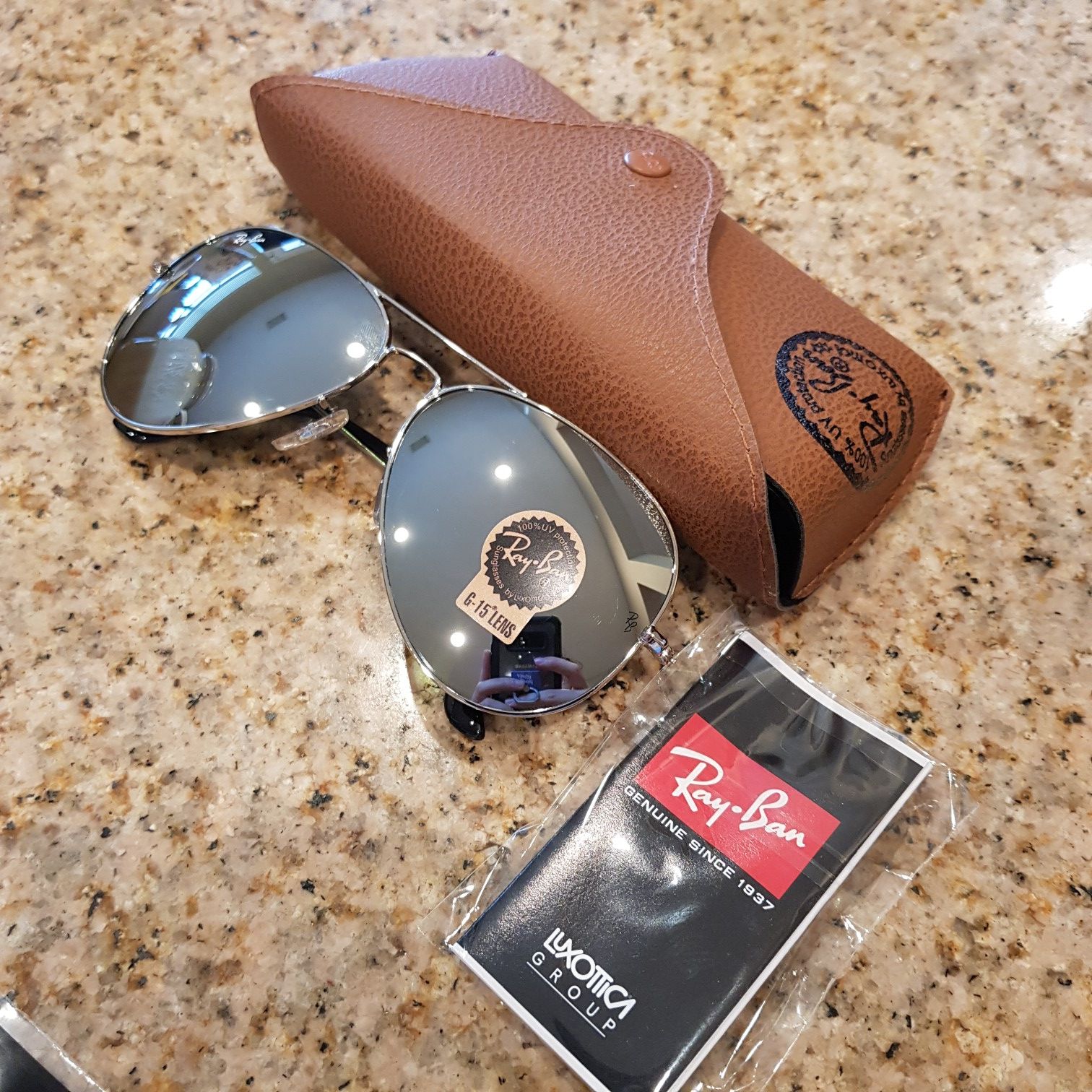 Ray-Ban Aviator Classic/Silver-Silver