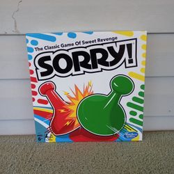Sorry! Hasbro Gaming Classic Board Game of Sweet Revenge Family Fun