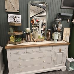 Refinished Dresser / Buffet off-white