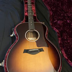 taylor guitar 214e-sb dlx