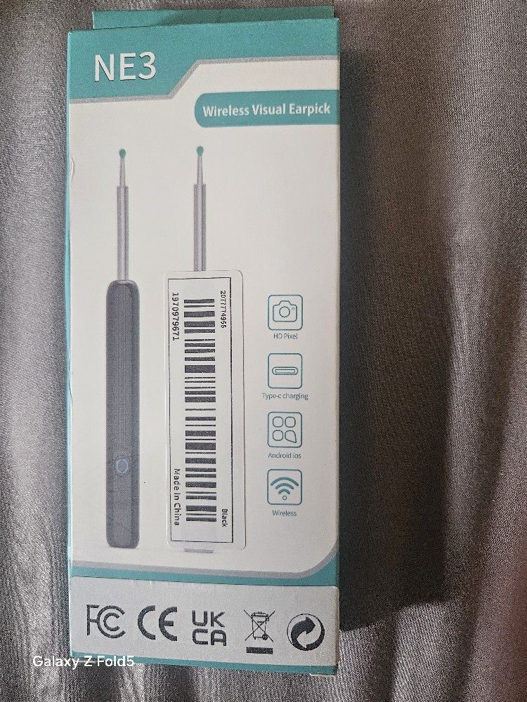 NE3 Wireless Visual Ear Cleaner with HD Camera – Android/iOS Compatible