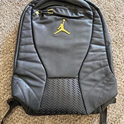 Nike Air Jordan backpack black and gold Brand New