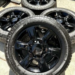 Chevy Chevrolet Silverado 2500 HD 20” LTZ 8 Lug Gloss Black Tires Wheels Rims Rines 