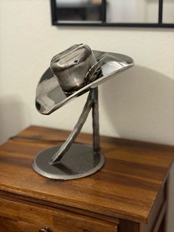 COWBOY CUSTOM HAT LAMPS - HANDMADE