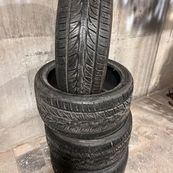 4 Bridgestone Potenza Pole Position Tires - Used