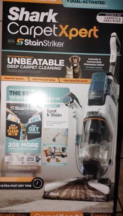 Shark carpetxpert with stain striker carpet scrubber EX201