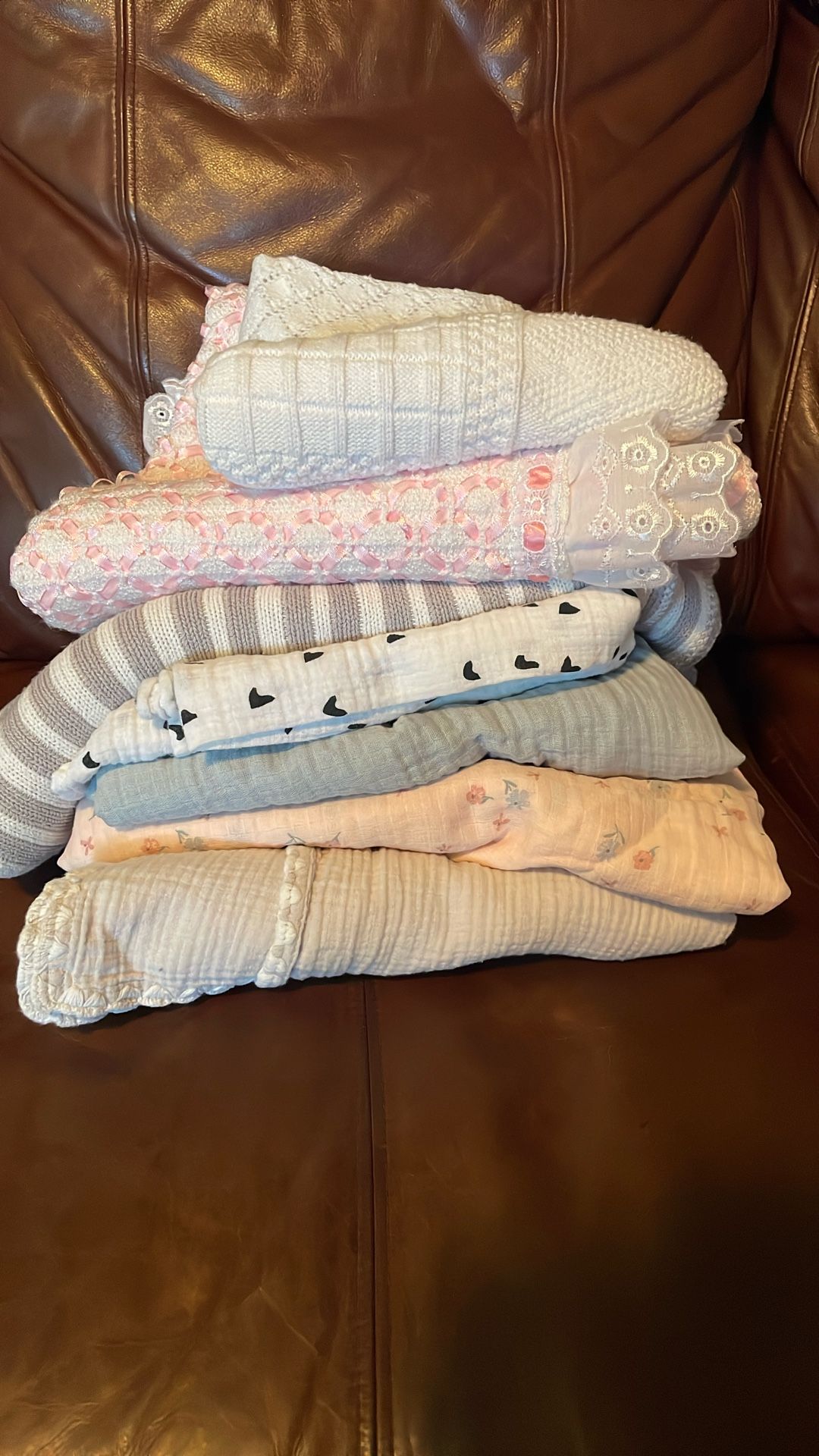 7- Baby Blankets Excellent Condition