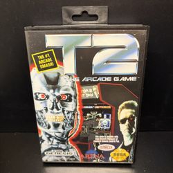 Terminator T2: The Arcade Game (SEGA Genesis, 1992) CIB Complete - Tested