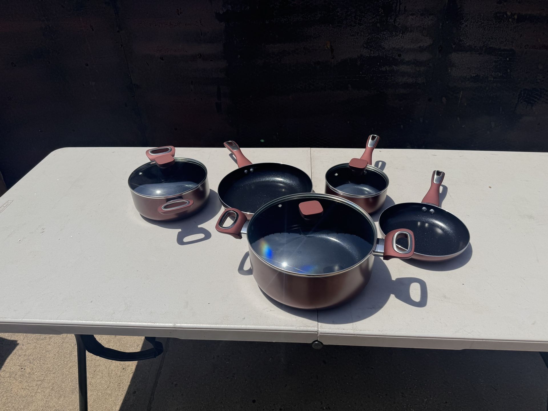 Mr. Captain Nonstick Cookware Set, Pots and Pans-8 Piece