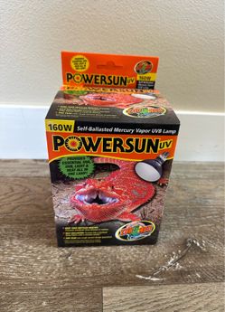Powersun UVB / light / heat reptile lamp - 160W - New