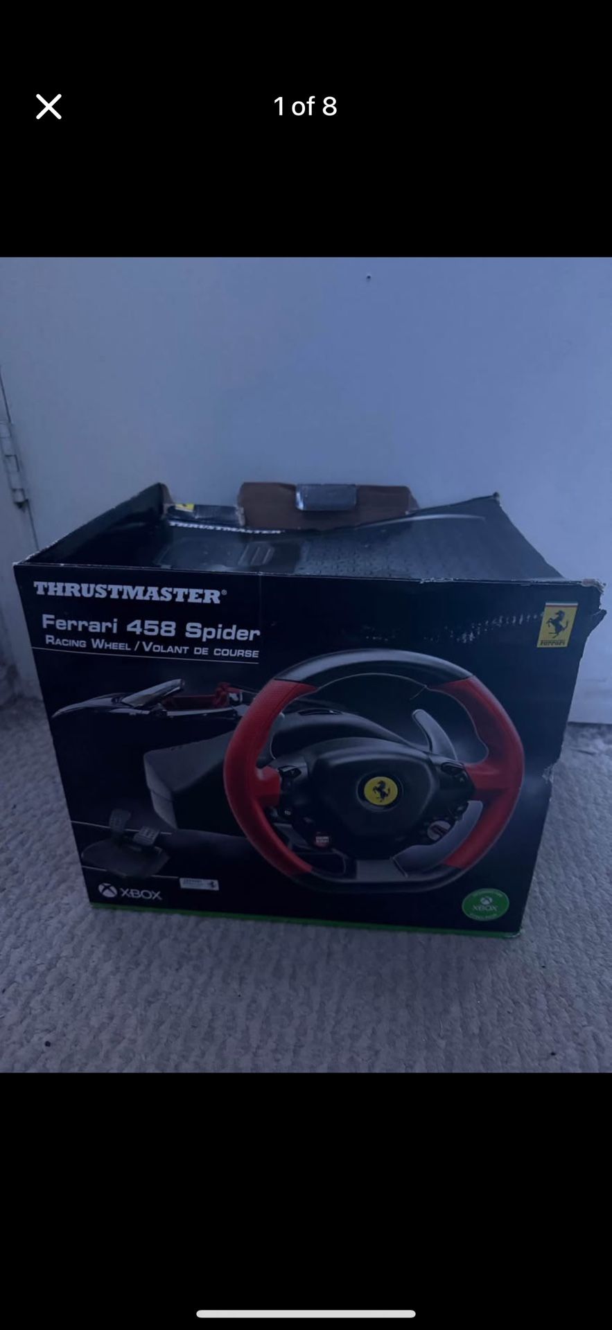 Thrustmaster - Ferrari 458 Spider Racing Wheel for Xbox X/ S and Xbox One