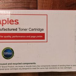 New Staples Remanufactured Toner Cartridge. 
Model #: STTN760