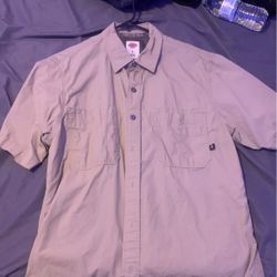 Dickies Button Up Beige