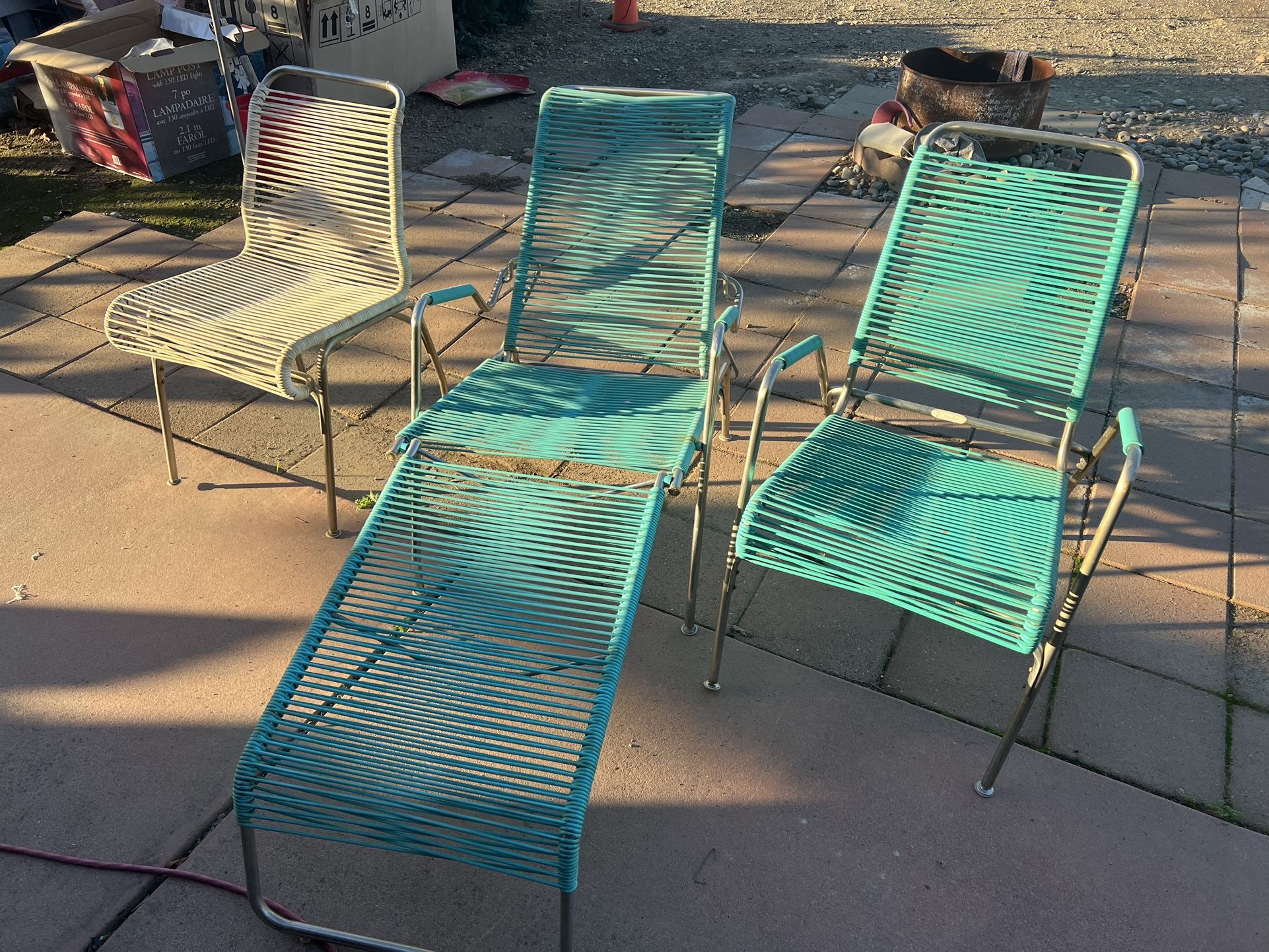 Mid Century Patio Chairs 