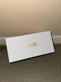 DIOR Wallet Sunglasses Empty Gift Box Cardboard White 7.5" x 3.6"