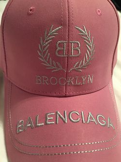 Pink Balenciaga hat