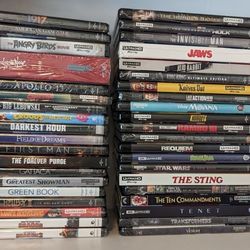 4K UHD Movies - Mint Condition - Prices In Photos