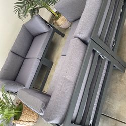 Beautiful Outdoor Patio Furniture 4 Pcs-Set (2LOVESEATS)