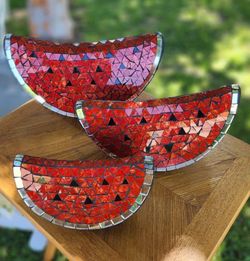 Watermelon Glass Ornament