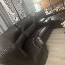 Espresso Brown Sectional 