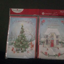 AMERICAN GREETINGS 6 CHRISTMAS CARDS