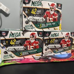 Prizm Football 2025 Mega 