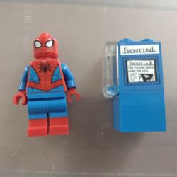 Lego Spiderman Minifigure With Newspaper 📰 Machine