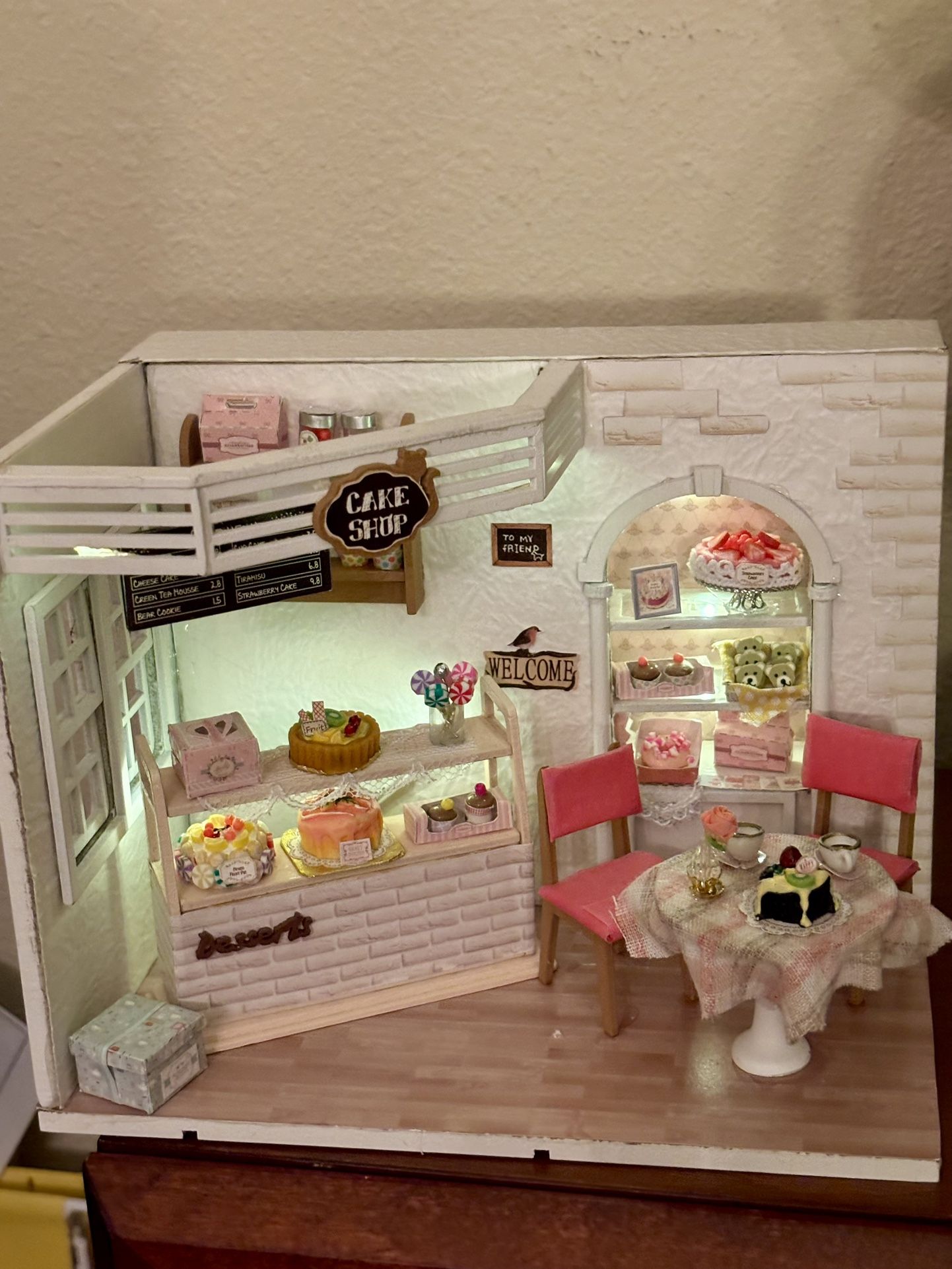 Hand Made Miniature Bakery Shop