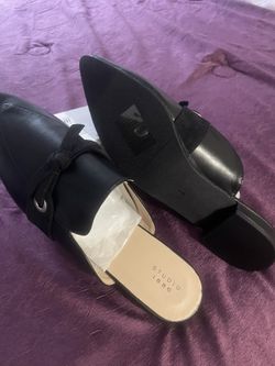 Black mules size 9