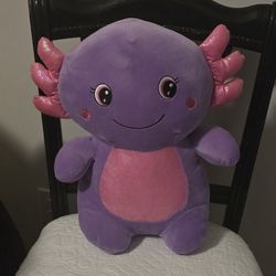 14" Purple Snuggly Axolotl 