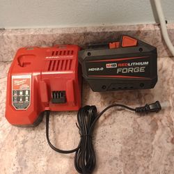 Milwaukee Charger and Battery - New - Firm Price 