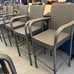 Wicker Barstools